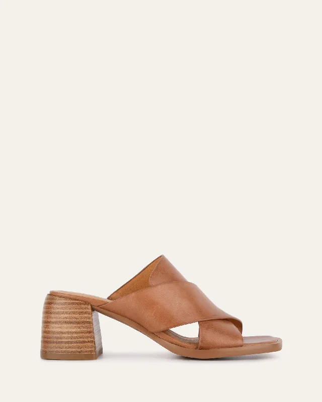 Women's Cork - Soled Espadrille Sandals with a Rope - Trimmed Upper in Navy for a Summer Vibe Women's Cork - Soled Espadrille Sandals with a Rope - Trimmed Upper in Navy for a Summer Vibe Women's Rhinestone - Embellished Open - Toe Sandals in Silver for a Glamorous Party LookIOWA MID HEEL SANDALS BRANDY LEATHER
