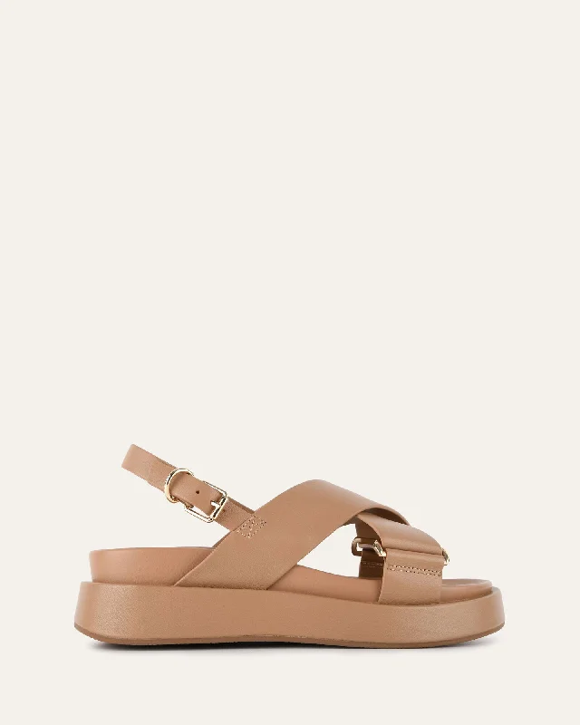 Women's Thong Sandals with a Beaded Design in Multicolor for a Beachy Aesthetic Women's Thong Sandals with a Beaded Design in Multicolor for a Beachy Aesthetic Women's Sandals with a Floral - Printed Upper in Pink for a Feminine Spring LookMARLEY FLAT SANDALS TAN LEATHER