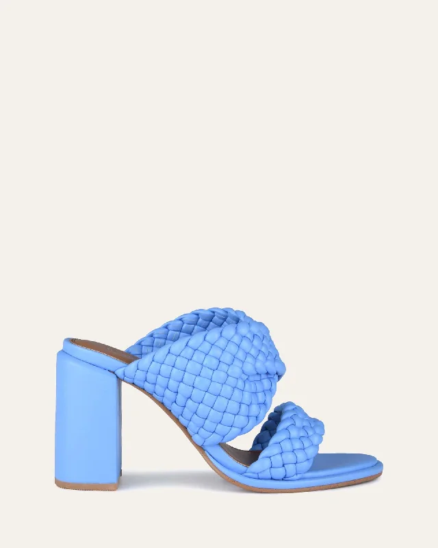 Women's Ankle - Strap Sandals with a Block Heel in Red for a Sophisticated Style Women's Ankle - Strap Sandals with a Block Heel in Red for a Sophisticated Style Sustainable Women's Recycled Material Sandals in Beige for Eco - Conscious ShoppersPALERMO HIGH HEEL SANDALS MALIBU BLUE