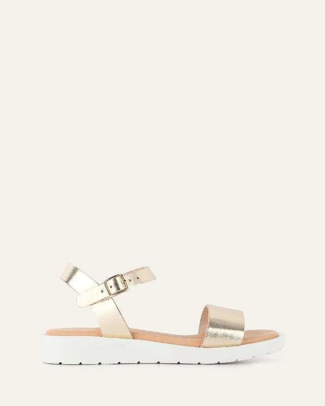 Women's Thong Sandals with a Beaded Design in Multicolor for a Beachy Aesthetic Women's Thong Sandals with a Beaded Design in Multicolor for a Beachy Aesthetic Women's Sandals with a Floral - Printed Upper in Pink for a Feminine Spring LookROBIN FLAT SANDALS GOLD LEATHER
