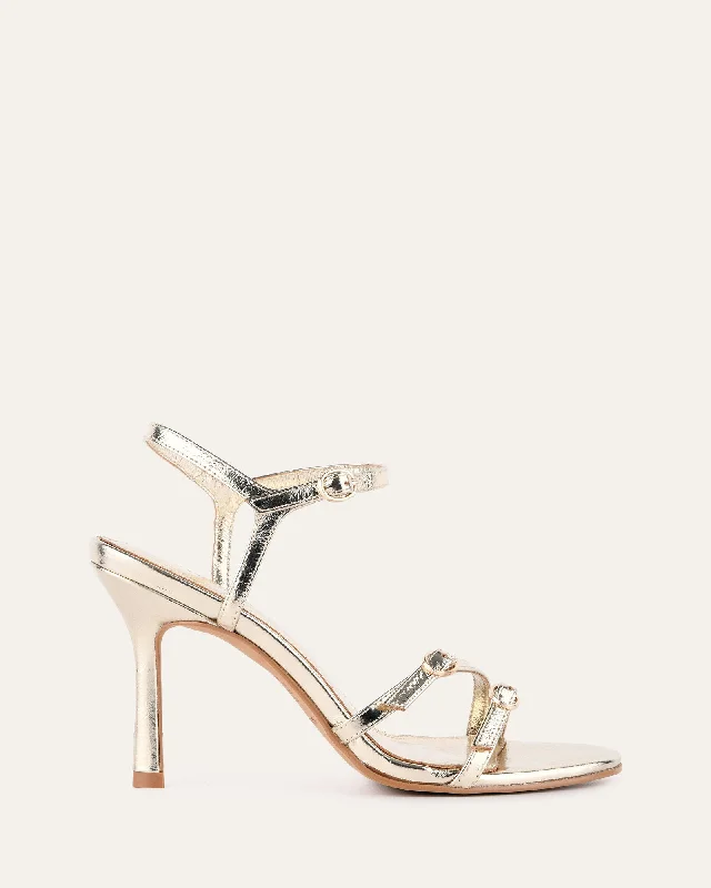 Women's Sandals with a Wedge Heel and a Tassel Detail in Orange for a Trendy Look Women's Sandals with a Wedge Heel and a Tassel Detail in Orange for a Trendy Look Adjustable Strap Women's Sandals with a Padded Heel in Pink for a Custom FitROMY HIGH HEELS GOLD LEATHER