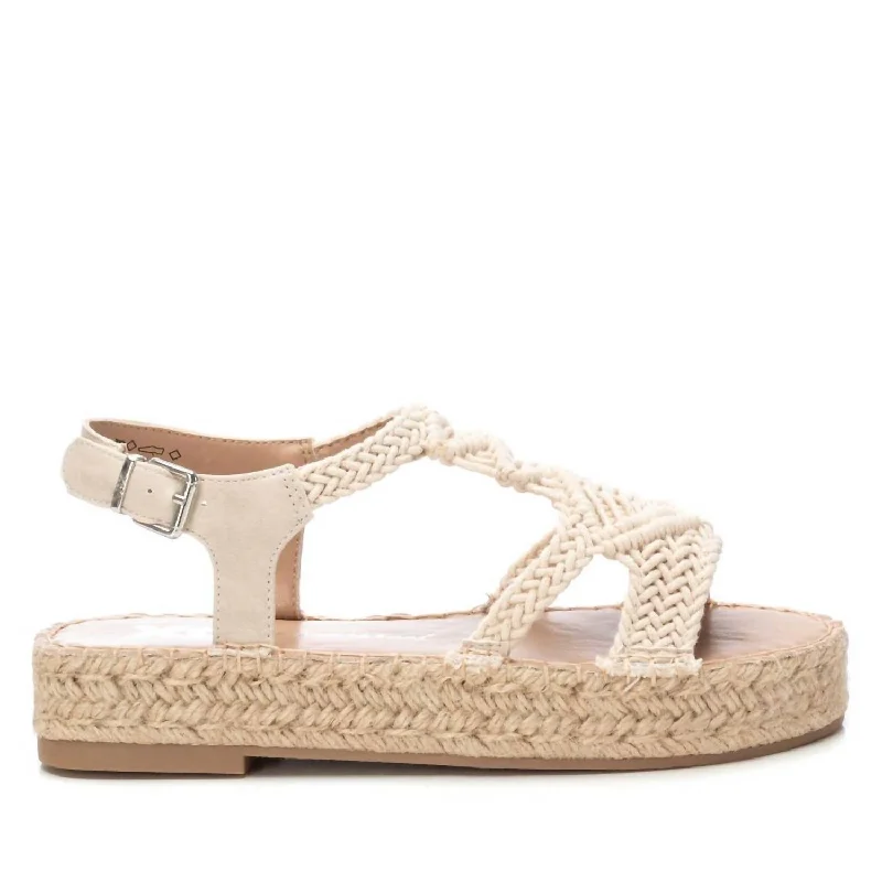 Women's Strappy Gladiator Sandals with Buckle Closures in Tan for a Boho Look Women's Strappy Gladiator Sandals with Buckle Closures in Tan for a Boho Look Women's Ankle - Strap Sandals with a Block Heel in Red for a Sophisticated StyleWomen's Flat Sandals In Ice
