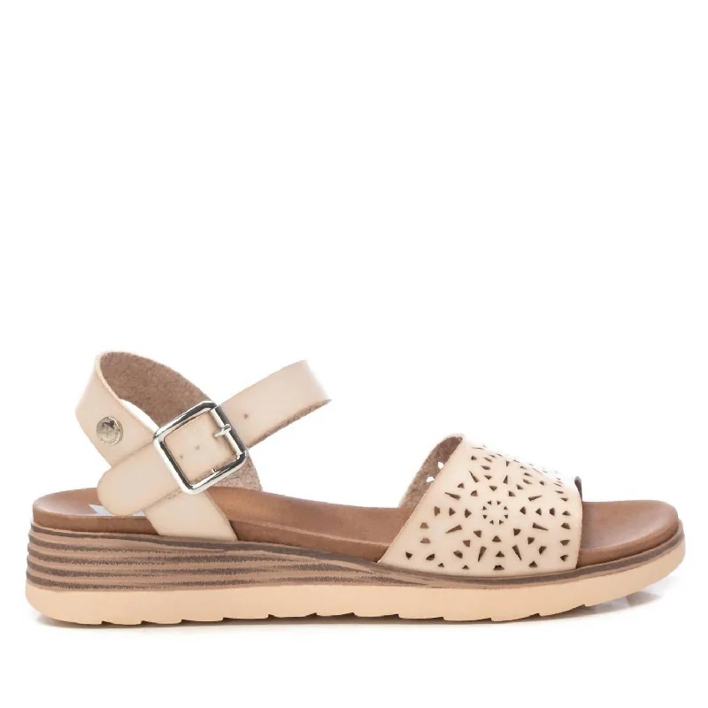 Women's Leather - Strapped Sandals with a Braided Detail in Brown for a Rustic Appeal Women's Leather - Strapped Sandals with a Braided Detail in Brown for a Rustic Appeal Plus Size Women's Wide - Width Platform Sandals in Black for Added Comfort and HeightWomen's Low Wedge Sandals In Ice