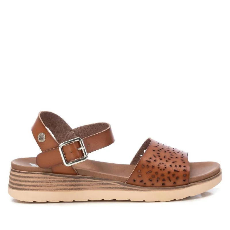 Women's Leather - Strapped Sandals with a Braided Detail in Brown for a Rustic Appeal Women's Leather - Strapped Sandals with a Braided Detail in Brown for a Rustic Appeal Plus Size Women's Wide - Width Platform Sandals in Black for Added Comfort and HeightWomen's Low Wedge Sandals In Taupe