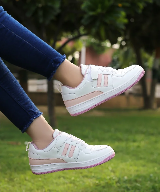 Women's wide - width athletic shoes for a roomy fit Bacca Bucci PHOENIX Low-Top Fashion Women's Sneakers with Hook & Loop Closure Women's wide - width athletic shoes for a roomy fit Bacca Bucci PHOENIX Low-Top Fashion Women's Sneakers with Hook & Loop Closure