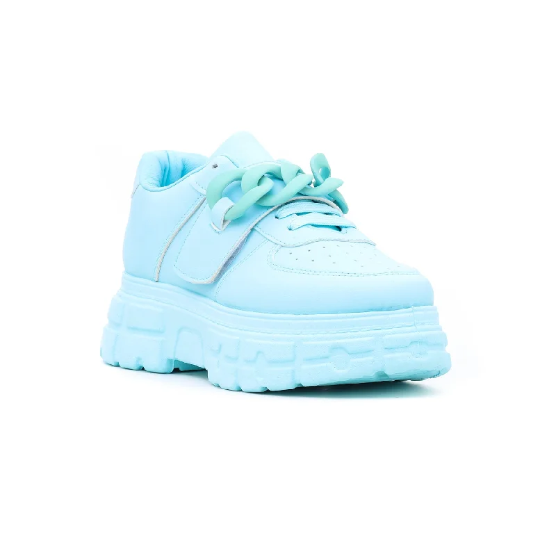 Breathable women's athletic shoes for summer workouts​ Blue Casual Sneaker AT7127