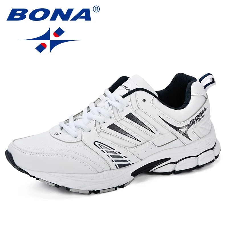 BONA New Design Style Men Shoes Breathable Popular Men Running Shoes Outdoor Sneaker Sports Shoes Comfortable Free Shipping