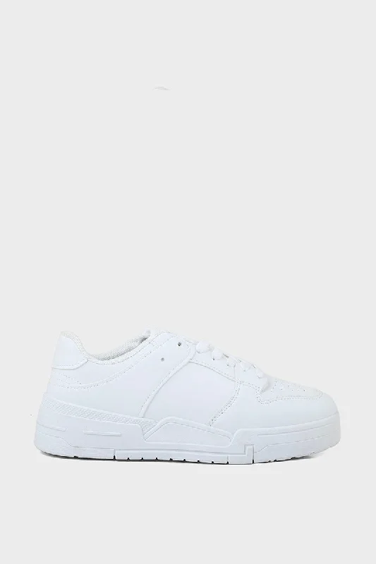 Women's junior - sized athletic shoes for teenage girls Casual Women Sneakers I57067-White Women's junior - sized athletic shoes for teenage girls Casual Women Sneakers I57067-White