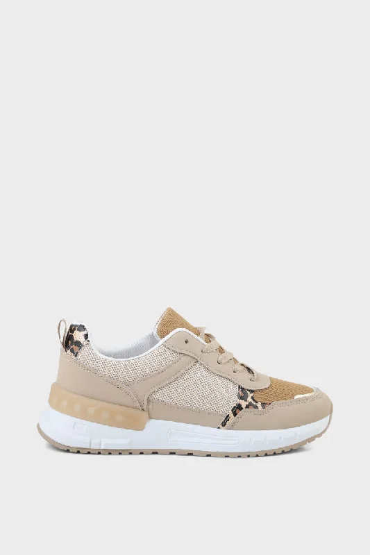 Women's equestrian athletic shoes with a flexible design Women Casual Sneakers IC7503-Beige Women's equestrian athletic shoes with a flexible design Women Casual Sneakers IC7503-Beige