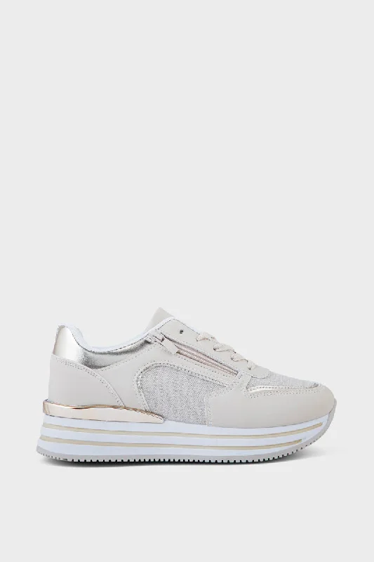 Women's athletic shoes with an ergonomic design for reduced fatigue Casual Sneakers IC7522-Beige Women's athletic shoes with an ergonomic design for reduced fatigue Casual Sneakers IC7522-Beige