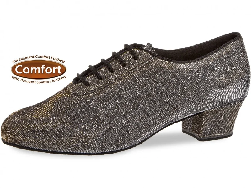 Women's athletic shoes with a brand - logo - prominent design Non - Slip Soles Salsa Dance Shoes in Lime Green for Secure MovementsDiamant M093 Black Glitter Women's athletic shoes with a brand - logo - prominent design Non - Slip Soles Salsa Dance Shoes in Lime Green for Secure MovementsDiamant M093 Black Glitter