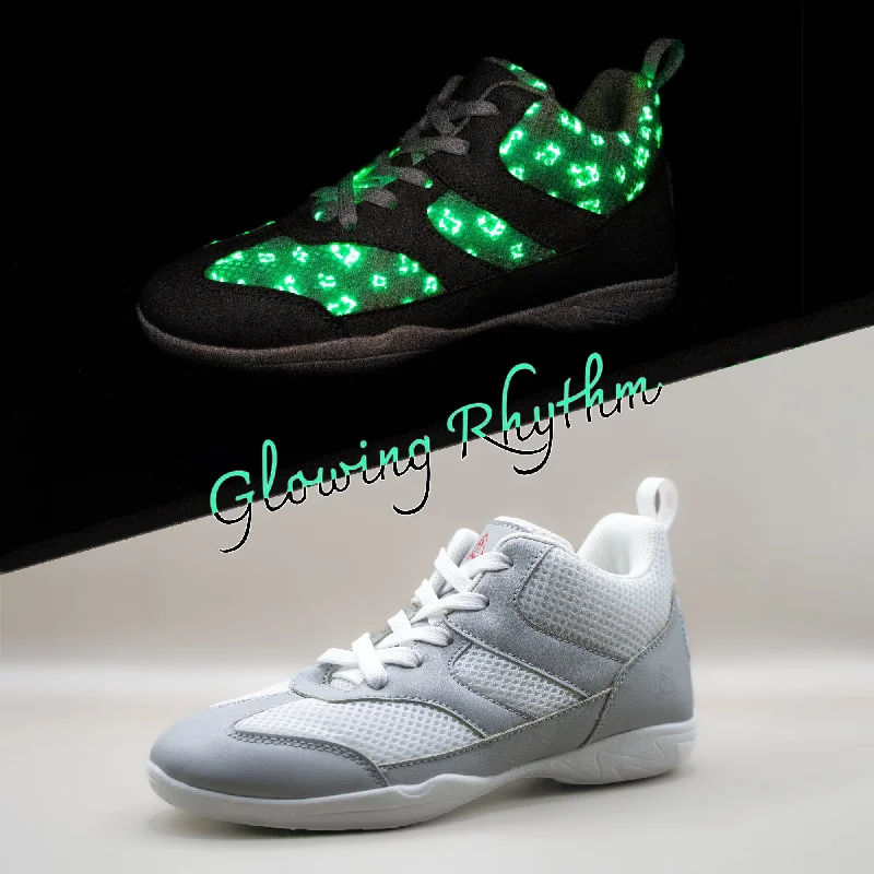 Glowing Rhythm Dance Sneakers - White (Pre-sale)