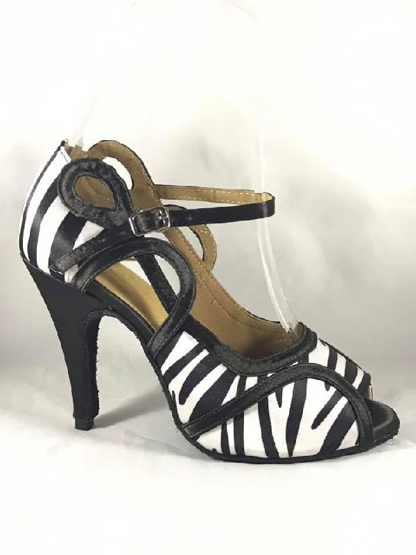 Women's volleyball athletic shoes with lateral support Arch - Support Jazz Dance Shoes in Teal for Preventing FatigueGran Gala 1125 Zebra Flash Women's volleyball athletic shoes with lateral support Arch - Support Jazz Dance Shoes in Teal for Preventing FatigueGran Gala 1125 Zebra Flash