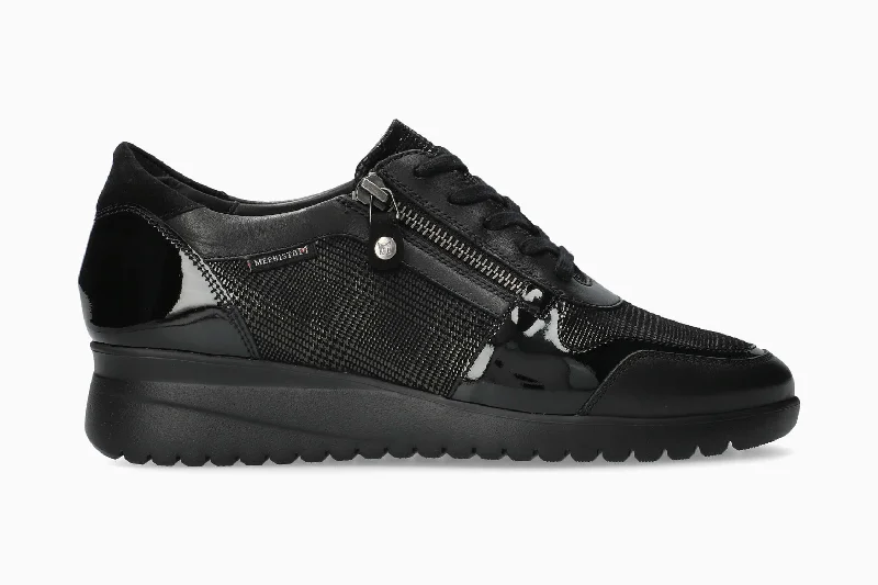 Women's volleyball athletic shoes with lateral support​ Iasmina - Black Silk