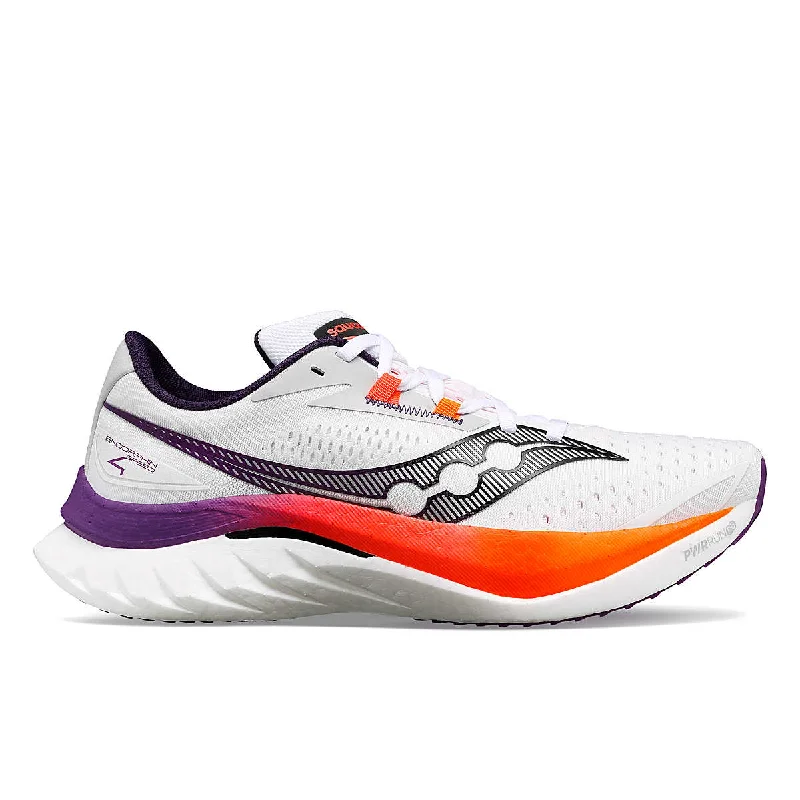 Men's Saucony Endorphin Speed 4 (White/Viziorange)