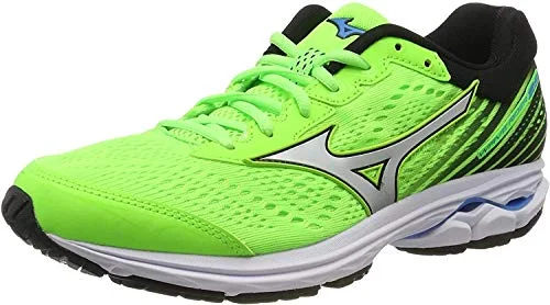 Mizuno Men's Shoe Wave Rider Greengecko/Silver/Brilliantblue