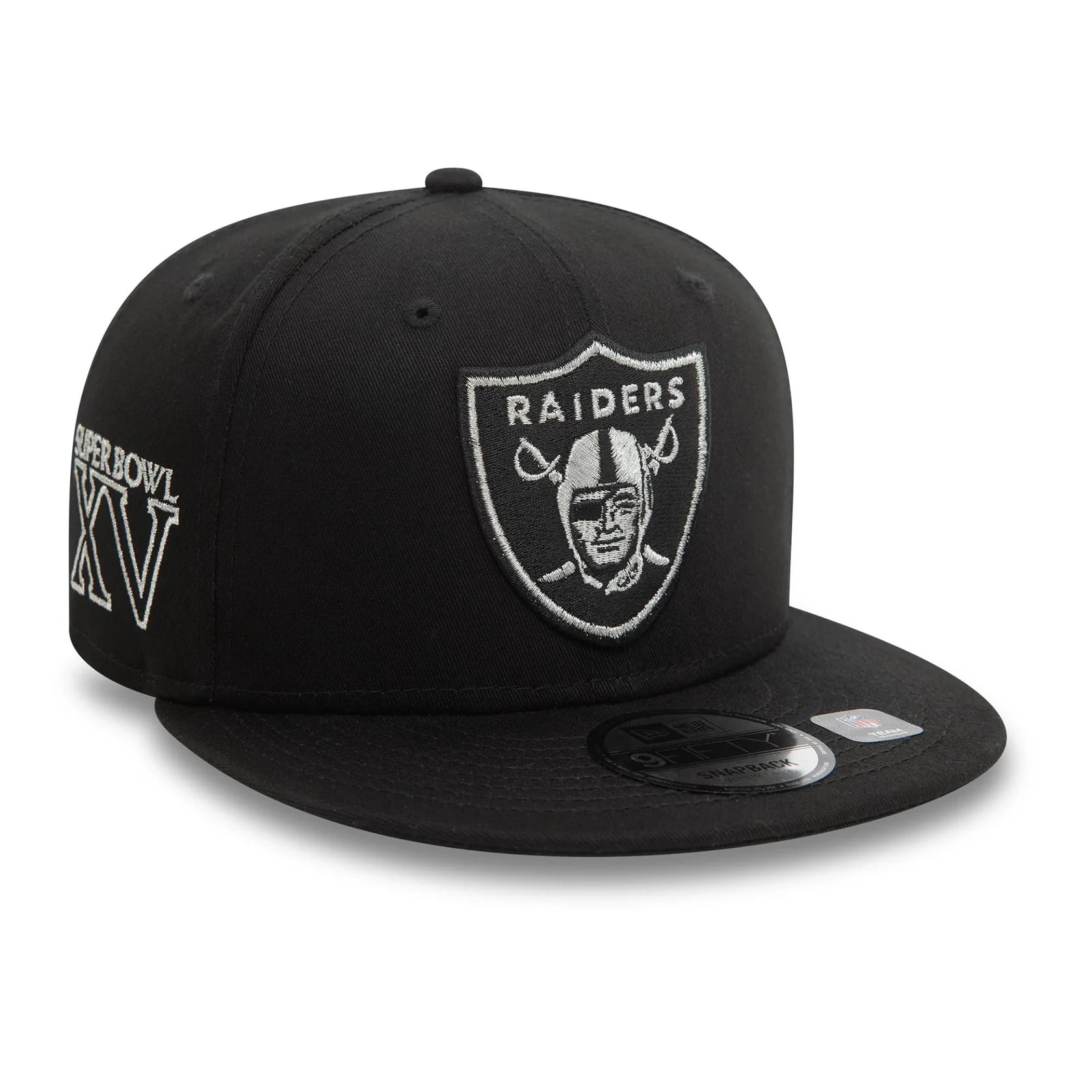 NEW ERA Las Vegas Raiders Metallic Outline Black 9FIFTY Snapback Cap