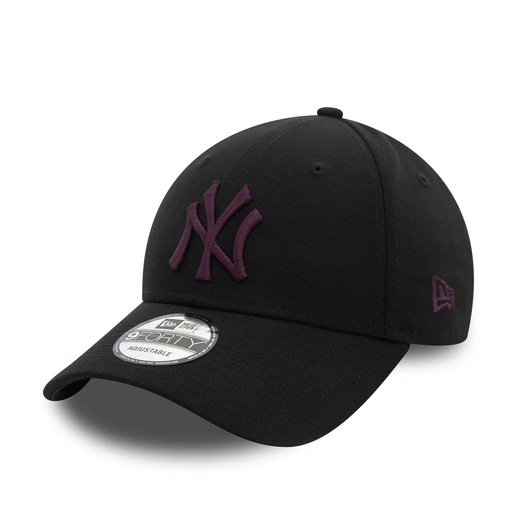 NEW ERA New York Yankees League Essential Black 9FORTY Adjustable Cap