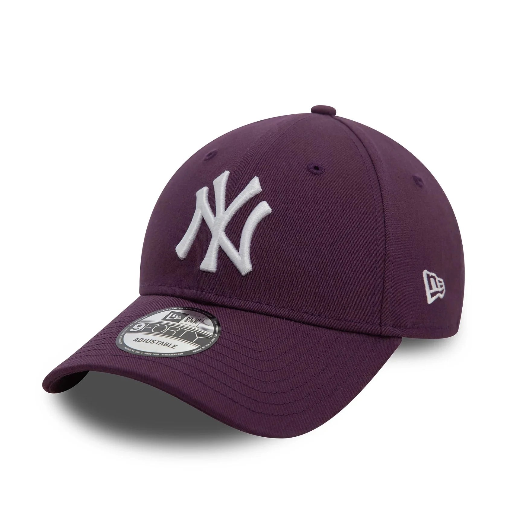 NEW ERA New York Yankees League Essential Dark Purple 9FORTY Adjustable Cap