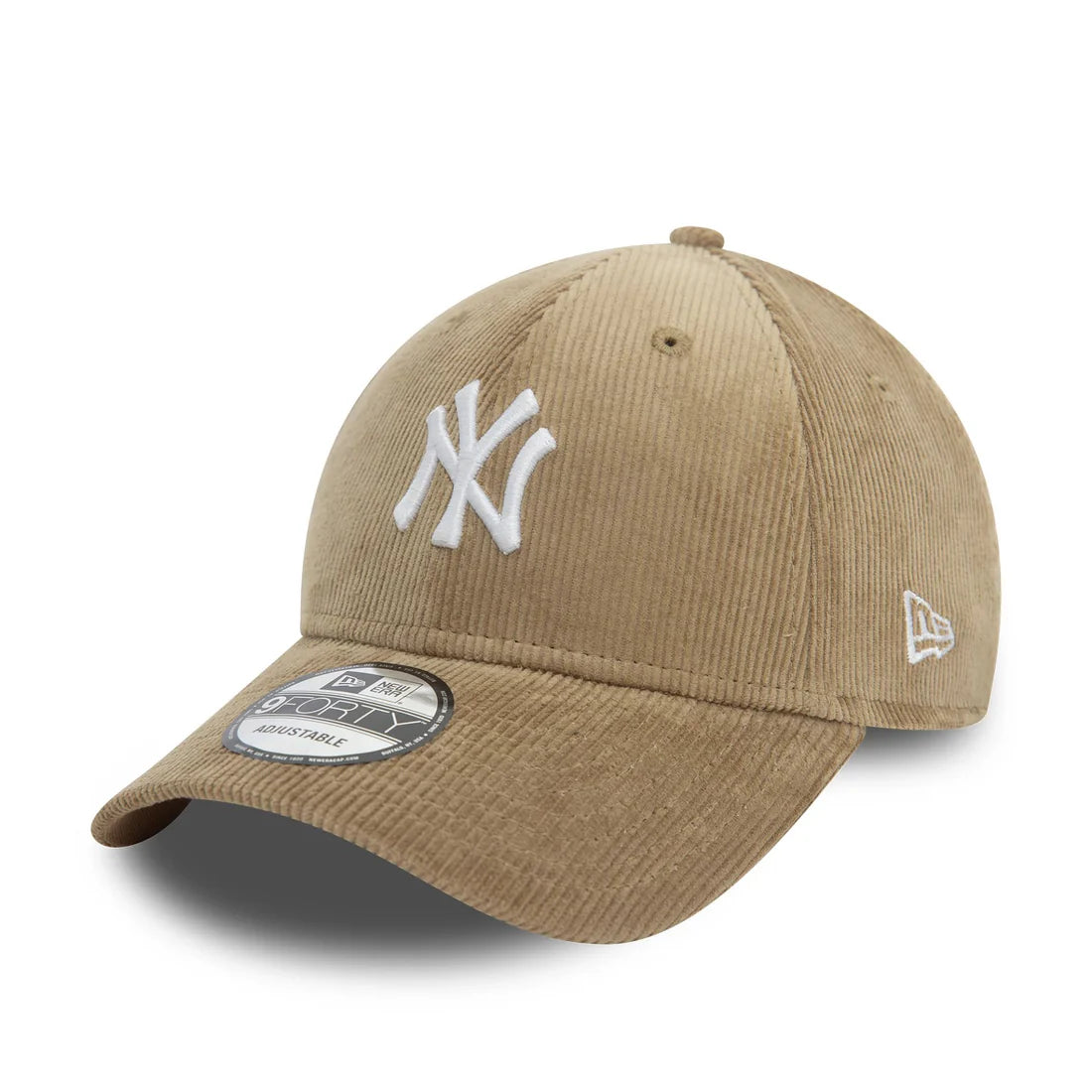 New York New York Yankees Cord Beige 9FORTY Adjustable Cap