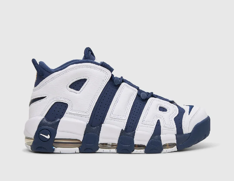 Nike Air More Uptempo '96 White / Midnight Navy - Metallic Gold