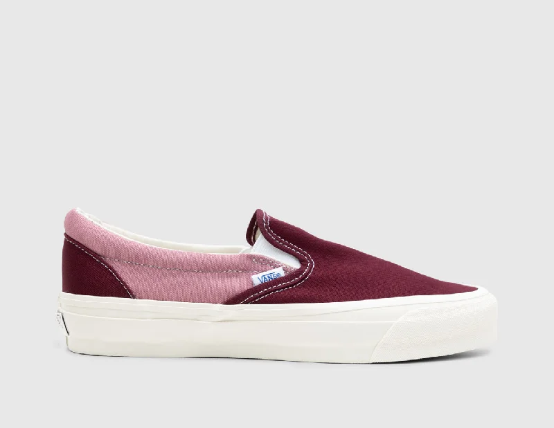 Vans Slip-On Reissue 98 LX BMX Maroon / Pink