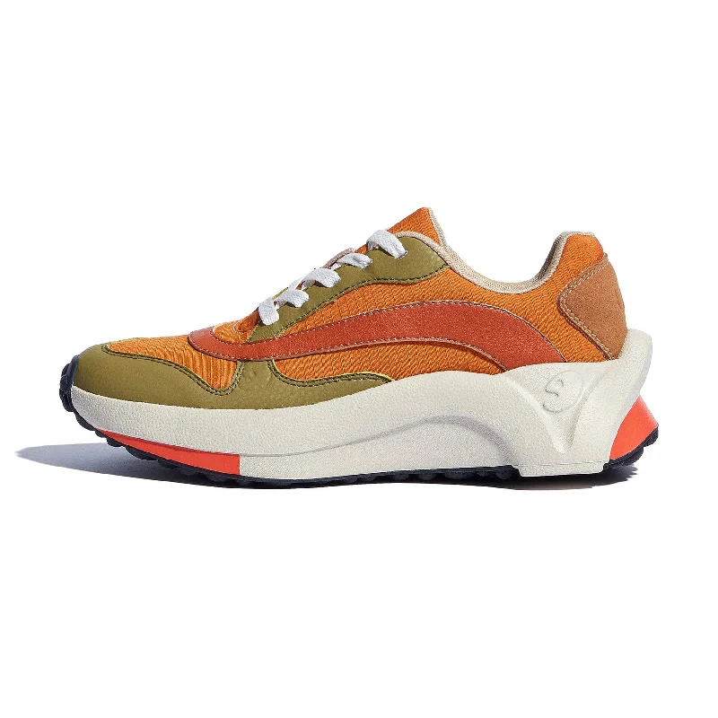 Women's heat - resistant athletic shoes for hot - weather workouts Orange Green Sevilla II Women Women's heat - resistant athletic shoes for hot - weather workouts Orange Green Sevilla II Women