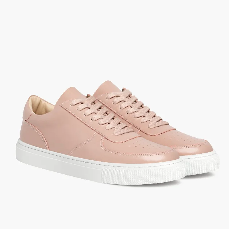 Women's powerlifting athletic shoes with a wide base​ Women's Court | Blush