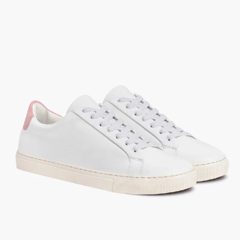 Women's vegan - friendly athletic shoes made of plant - based materials Women's Legacy | White x Blush Women's vegan - friendly athletic shoes made of plant - based materials Women's Legacy | White x Blush