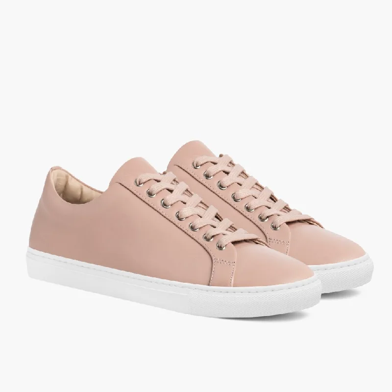 Women's adjustable - closure athletic shoes with laces Women's Premier Low Top | Blush Women's adjustable - closure athletic shoes with laces Women's Premier Low Top | Blush