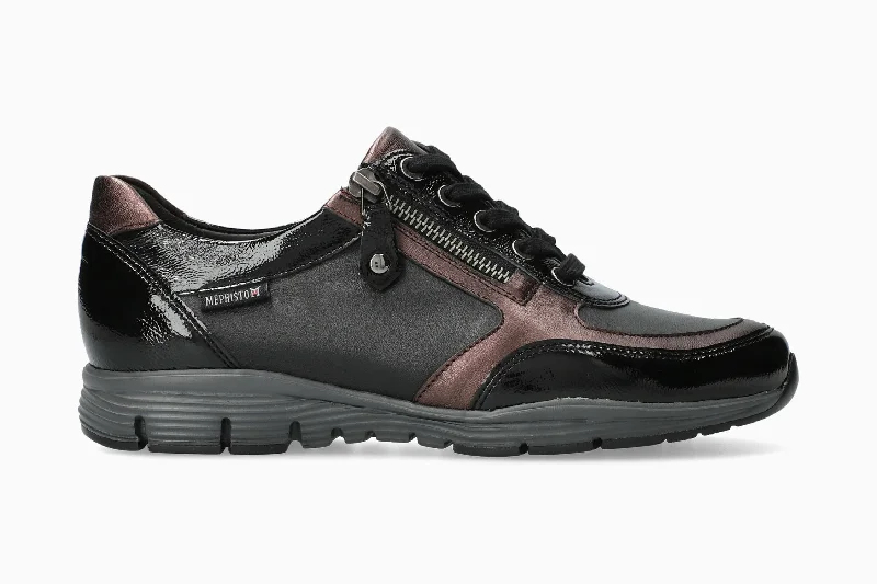 Women's cross - training athletic shoes for multi - sport use​ Ylona - Black Patent