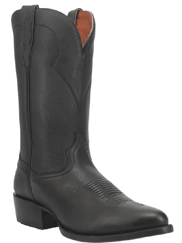 Dan Post DP2480 Mens Pike Round Toe Western Boot Black