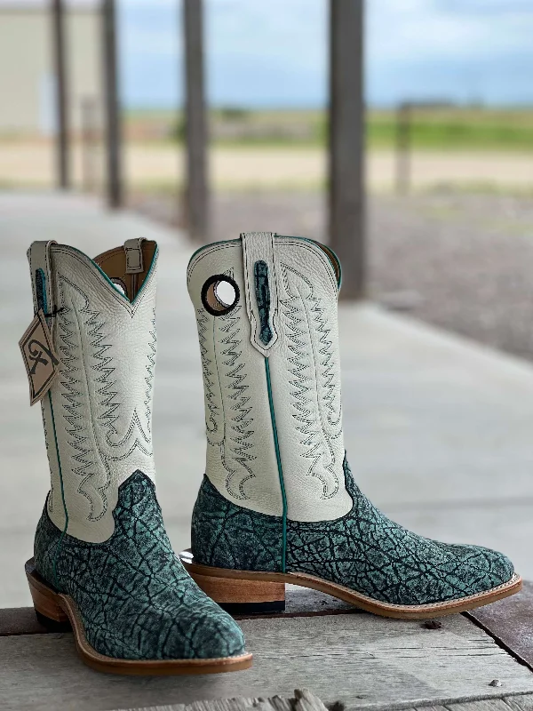 Fenoglio Boot Co. | Seafoam Safari Elephant Boot