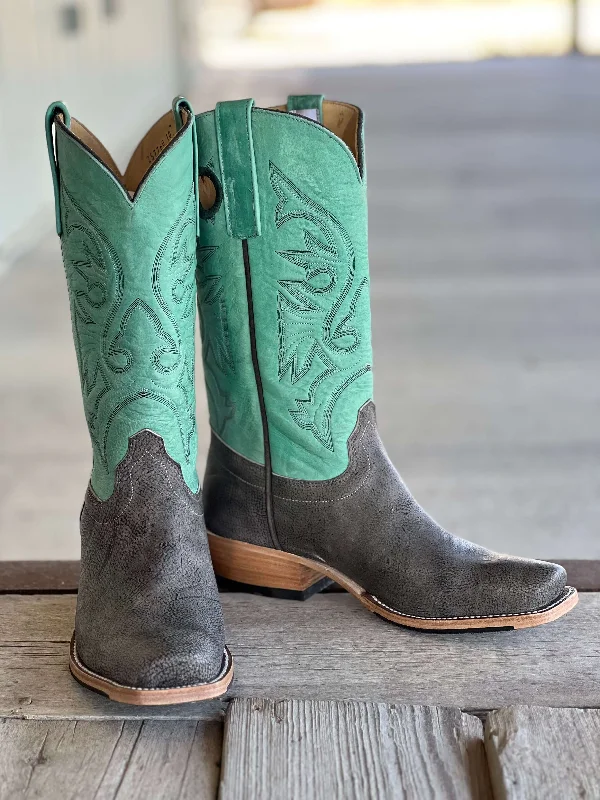 Olathe Boot Co.  | Slate Safari Giraffe Boot