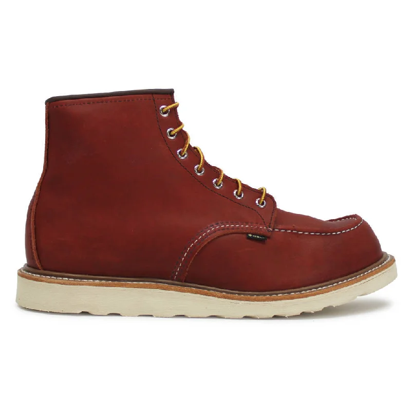 Heritage Full Grain Leather 6 Inch Classic Men's Moc Toe Boots