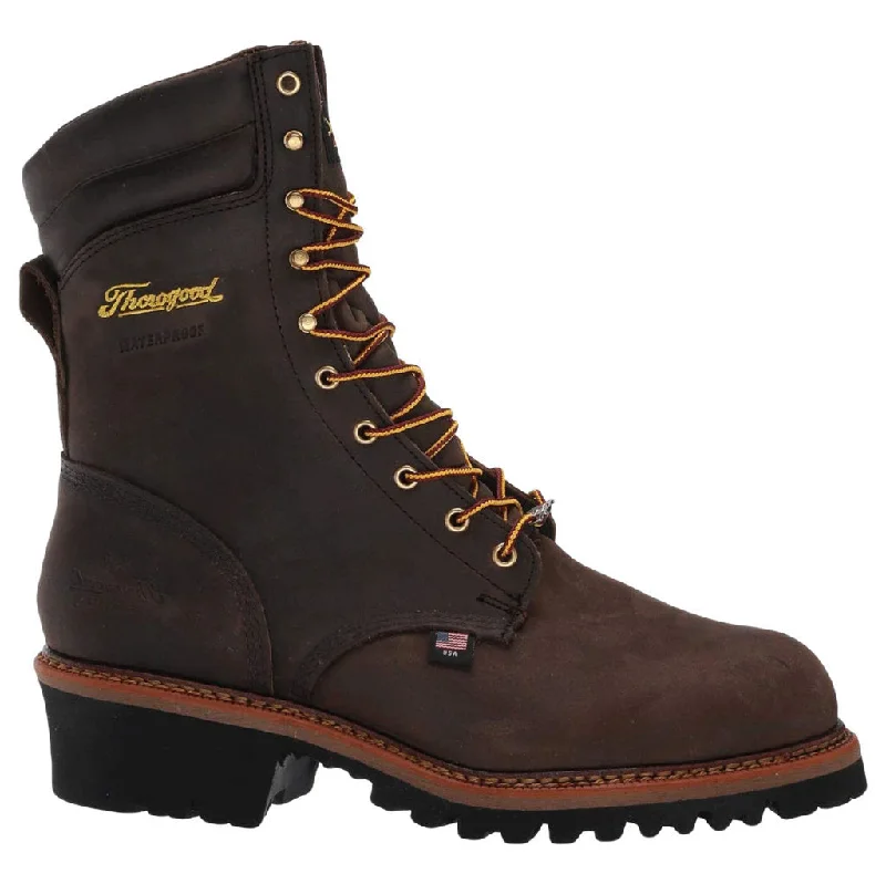 9 Inch Logger Leather Men's Work Boots