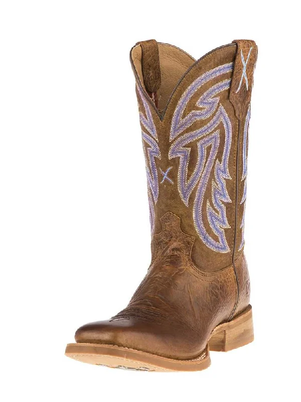 Twisted X MRA0001 Mens Rancher Square Toe Cowboy Boot Peanut - 10