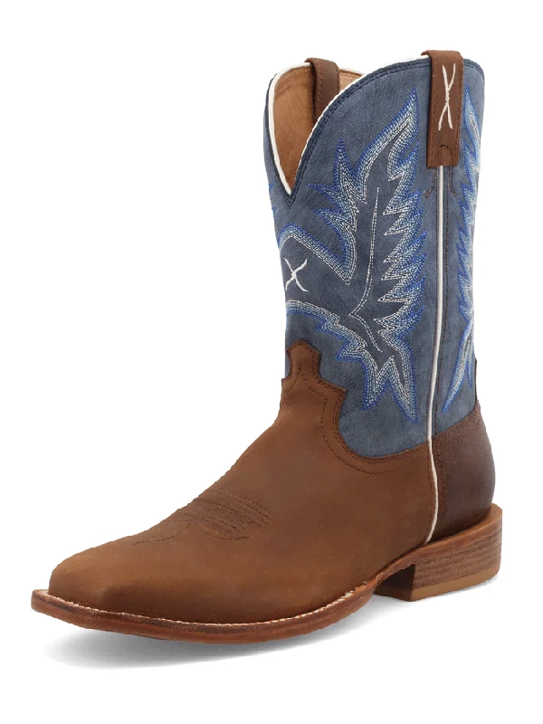 Twisted X MXTL006 Mens Tech X Western Boot Cocoa And Denim Blue - 15.5