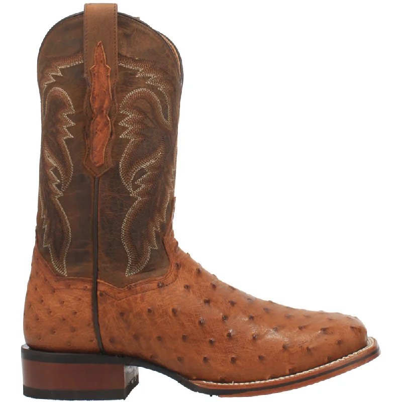 women's cowboy boots with exotic skinsAlamosa Ostrich Square Toe Cowboy Boots