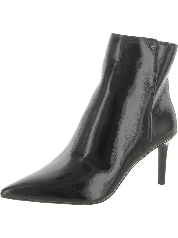women's booties with studsAlina Flex Womens Patent Ankle Booties