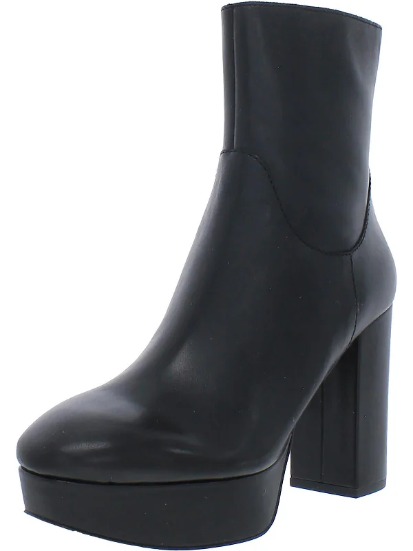 women's ankle bootiesAmazon S Womens Leather Platform Ankle Boots