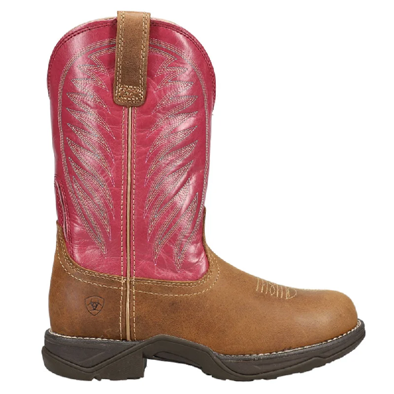 women's cowboy boots for narrow feetAnthem II Embroidery Round Toe Cowboy Boots