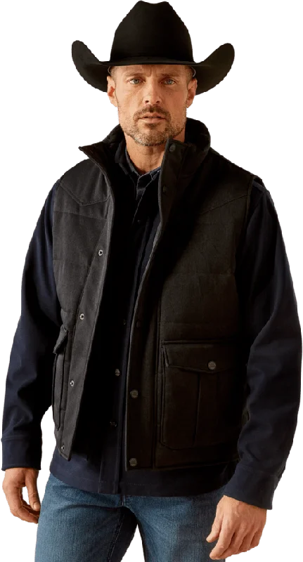women's western boots with pull tabsAriat Men's Charcoal Heather Relentless Weatherford Insulated Vest