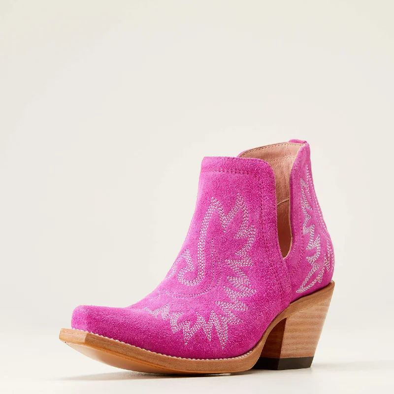 women's combat-style moto bootsAriat Women's Hot Pink Dixon Boot