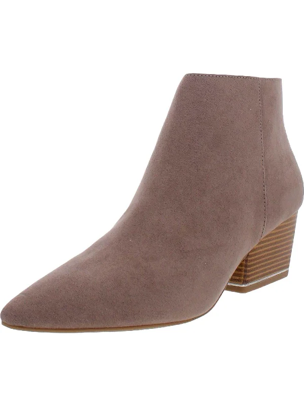 women's booties for dancingArmena Womens Faux Suede Pointed Toe Ankle Boots