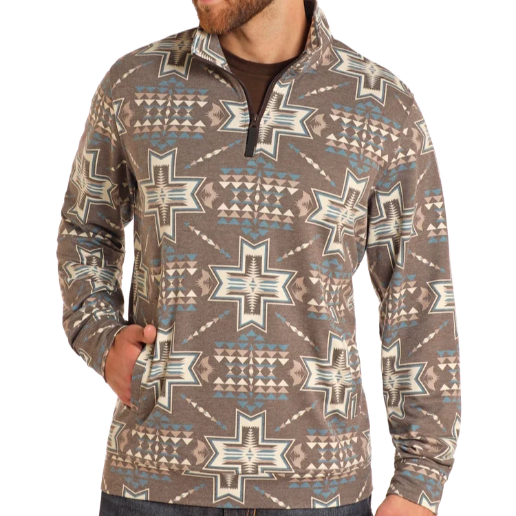 Rock & Roll Aztec Performance Men's Pullover