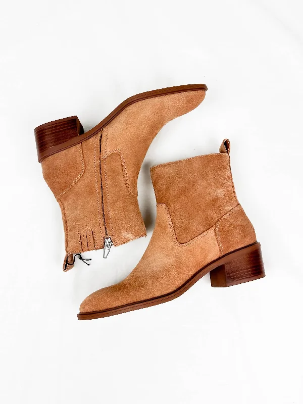 women's booties with lacesBili H2O Boot | Toffee Suede