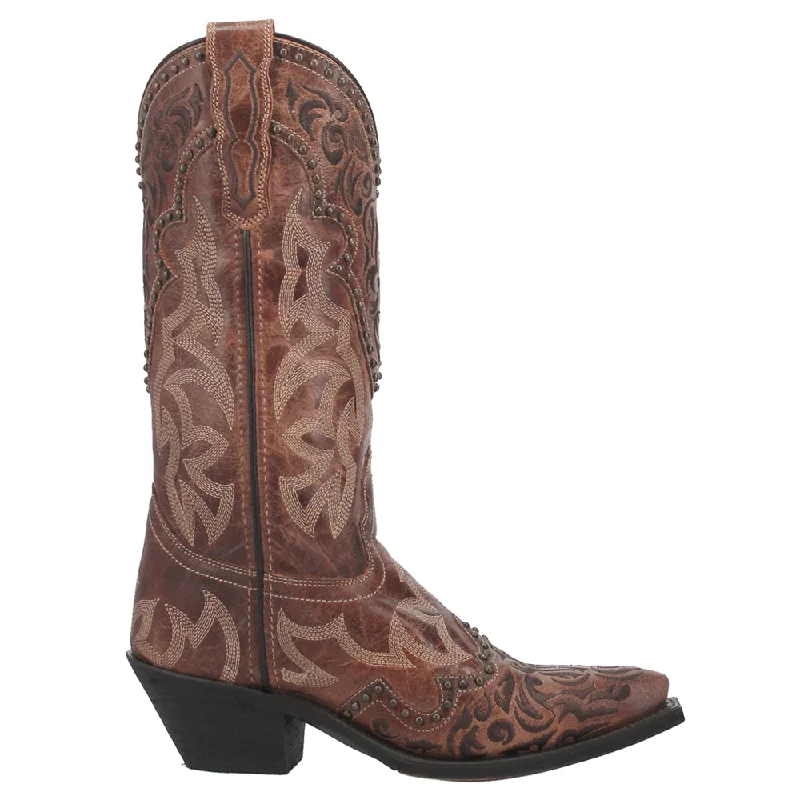 women's cowboy boots for concertsBraylynn Embroidered Studded Snip Toe Cowboy Boots