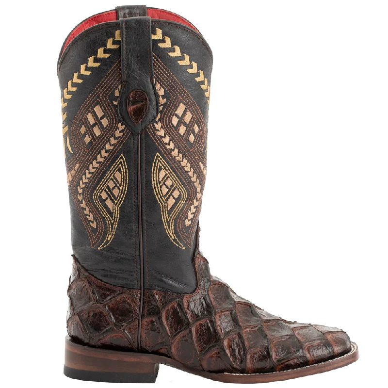 women's cowboy boots for workBronco Pirarucu Square Toe Cowboy Boots