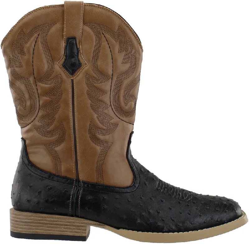 women's cowboy boots with studsBumps Square Toe Cowboy Boots